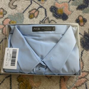 Women's Light Blue Button Down Shirt